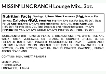 Missin' Linc Ranch Snack Mix